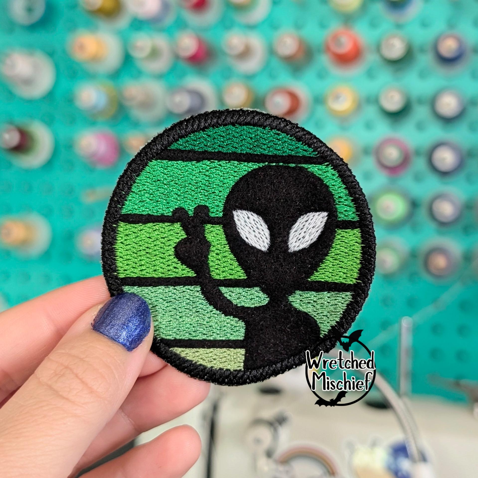 Alien Patch . Sew on Patch - Etsy