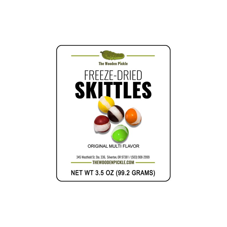 Freeze Dried Skittles Crunchy Candy Snacks Etsy