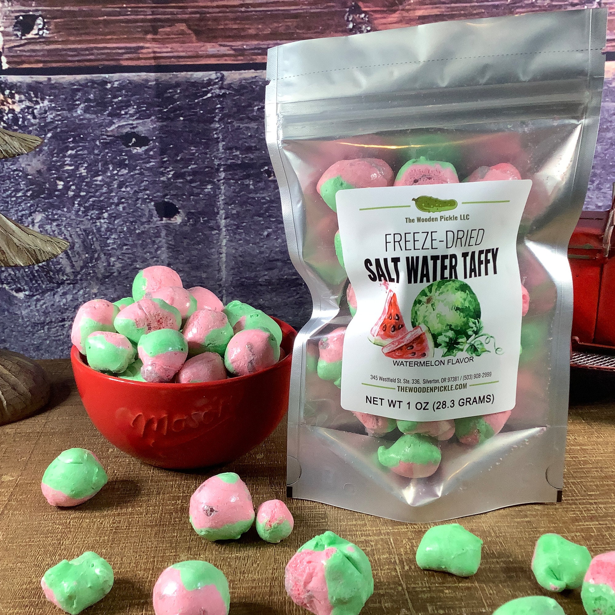 Freeze Dried Watermelon Taffy Crunchy Candy Snacks Salt Etsy Canada