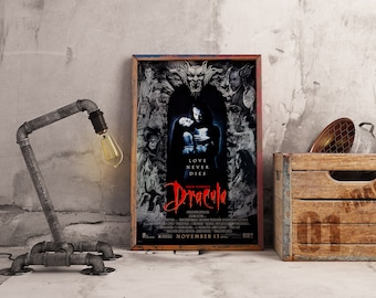 Bram Stoker&#39;s Dracula Movie Poster Printable | Vampire Movie Collectors | Horror Movie Wall Art | Horror Movie Nostalgia | Instant Download