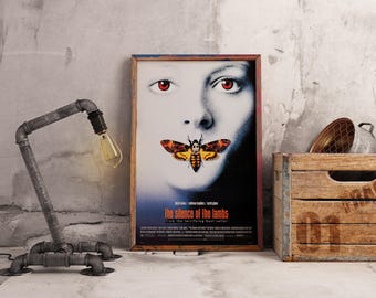 The Silence Of The Lambs Movie Poster: Vintage Film Art (Digital Download)