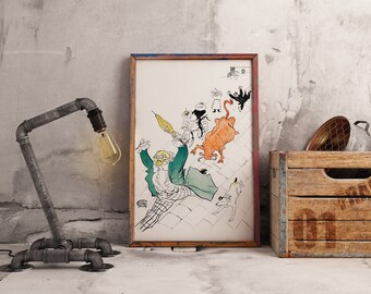 Toulouse Lautrec 'La Vauche' Print: French Post-Impressionism (Digital Download)