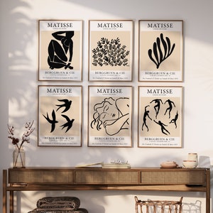 Matisse Exhibition Posters: Minimalist Boho Wall Art (Digital Download)