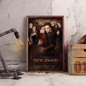 New Moon Movie Poster: Twilight Saga Printable Art (Digital Download)