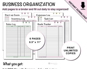Business Organization Printable Business Organization - Etsy