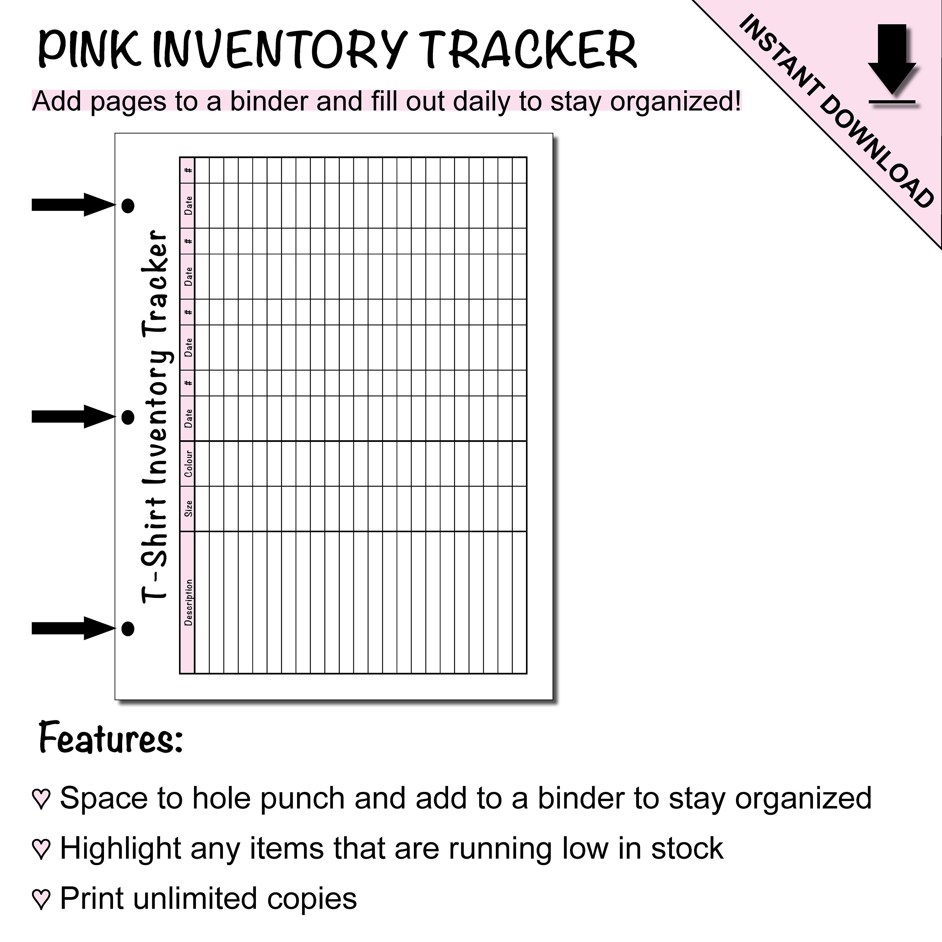 inventory management for small business tshirts