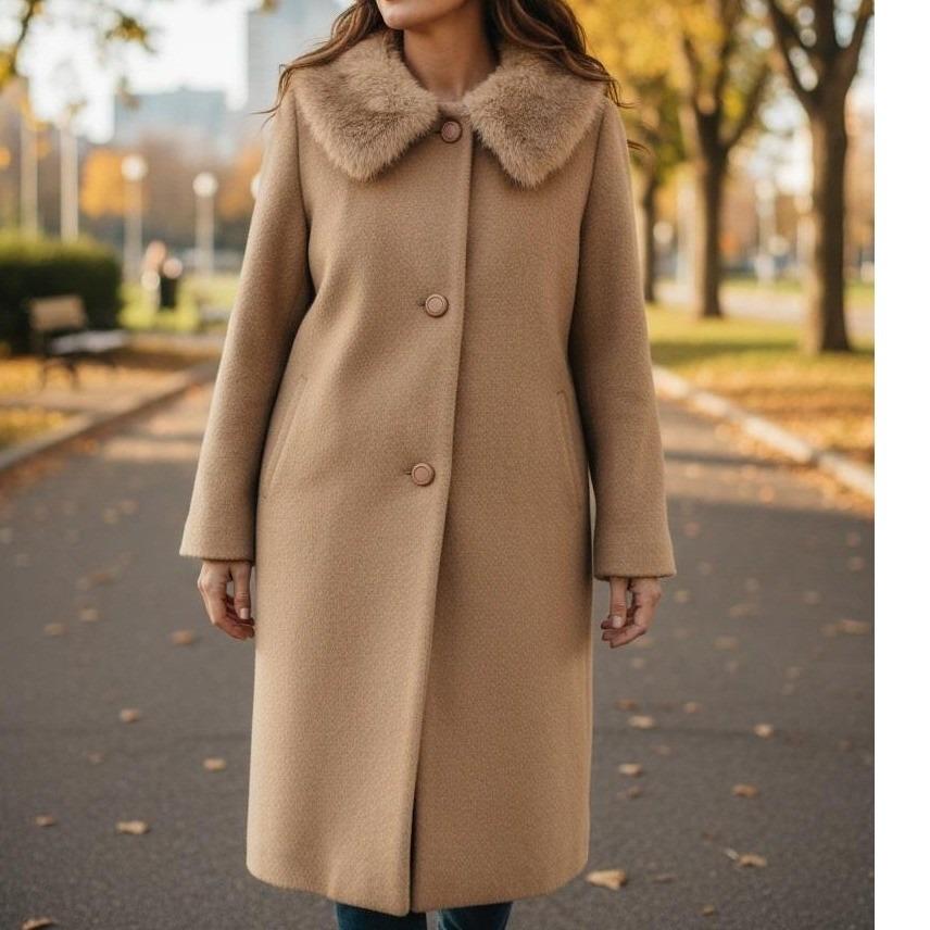 Womens Fur Collar Coat 1950 - Etsy