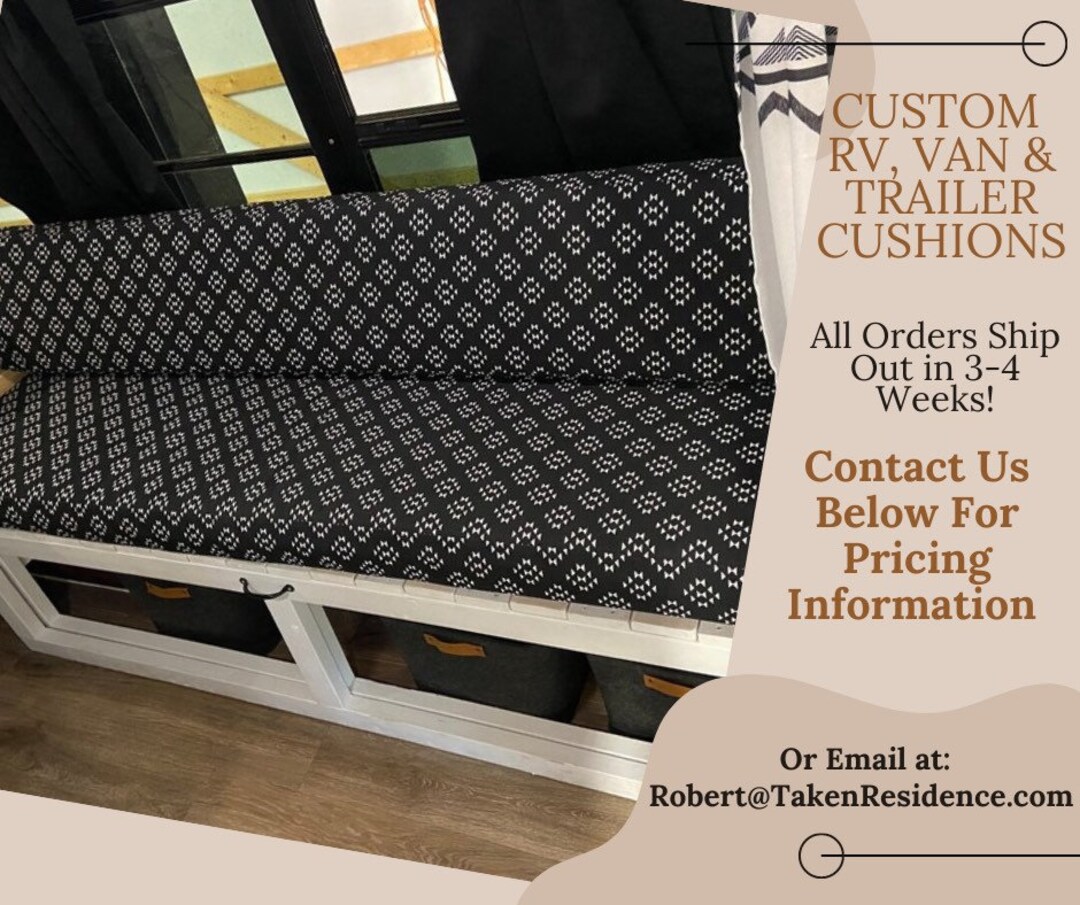 Design Your Cushions For Van Cushions Rv Cushions Popup Cushions