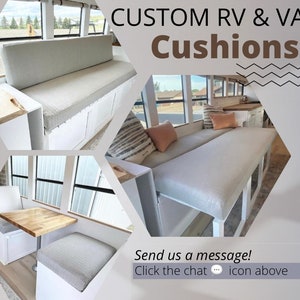 We Specialize in Custom RV & Van Cushions! Please contact us for pricing information.
