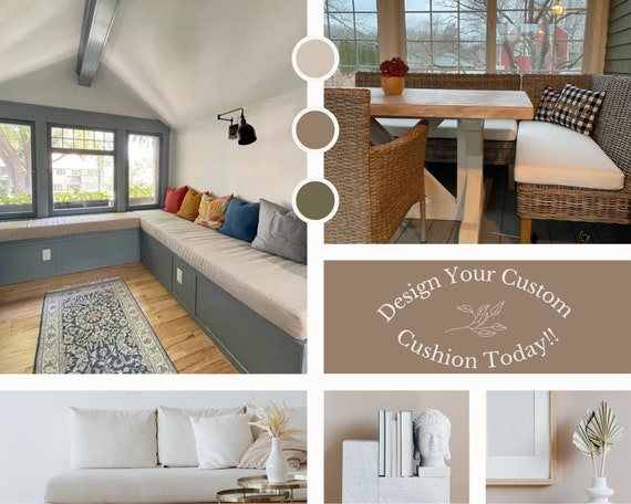 Window seat cushions made to cheap measure near me