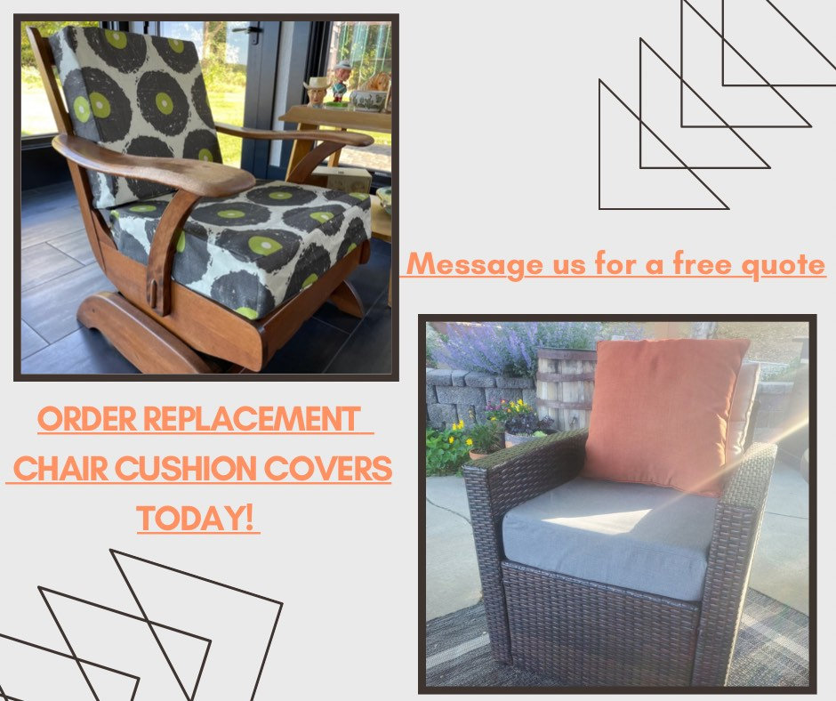 Replacement Slipcovers and Cushion Covers for Chair Cushions Window Cushions Patio Cushions RV Van More Order With or Without Foam Etsy