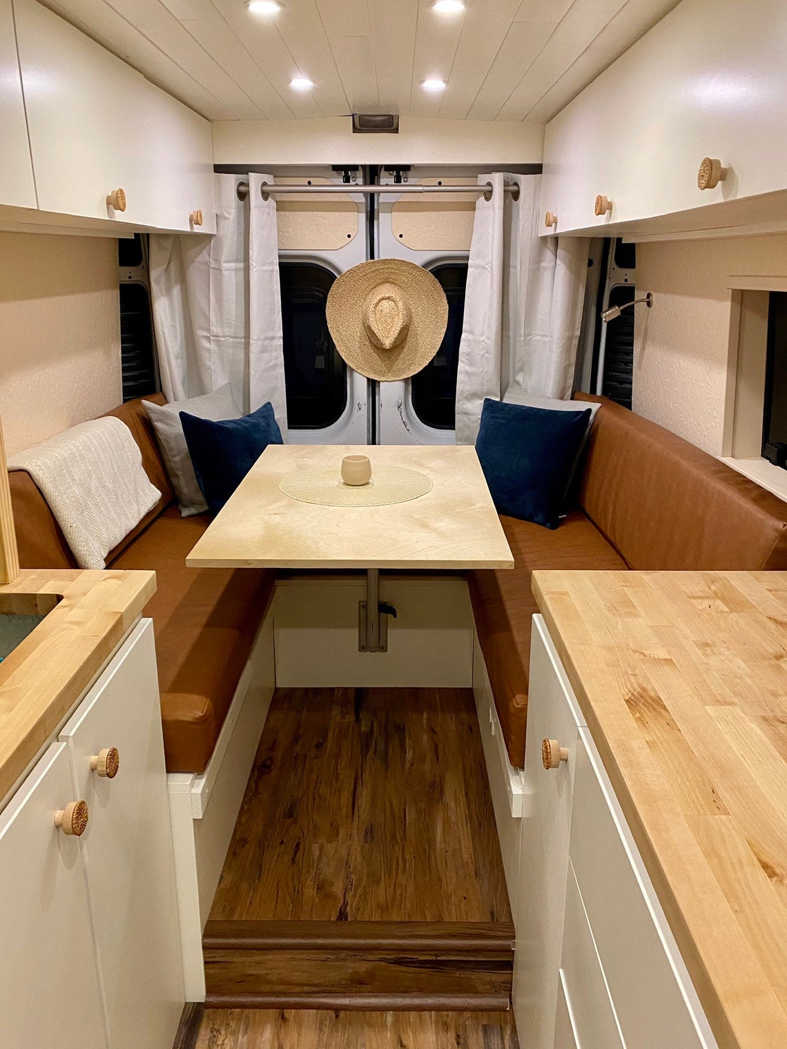 Custom Vegan Leather Cushions For Bench Cushions Kitchen Etsy