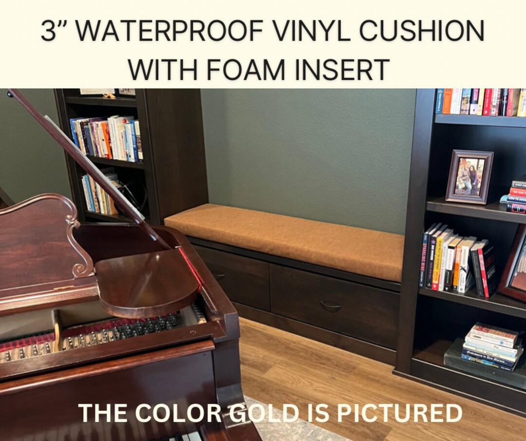 3 Vinyl Cushion With Foam Insert Completely Waterproof