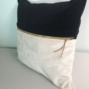 Nuestra cubierta de almohada de terciopelo en blanco y negro | Etsy