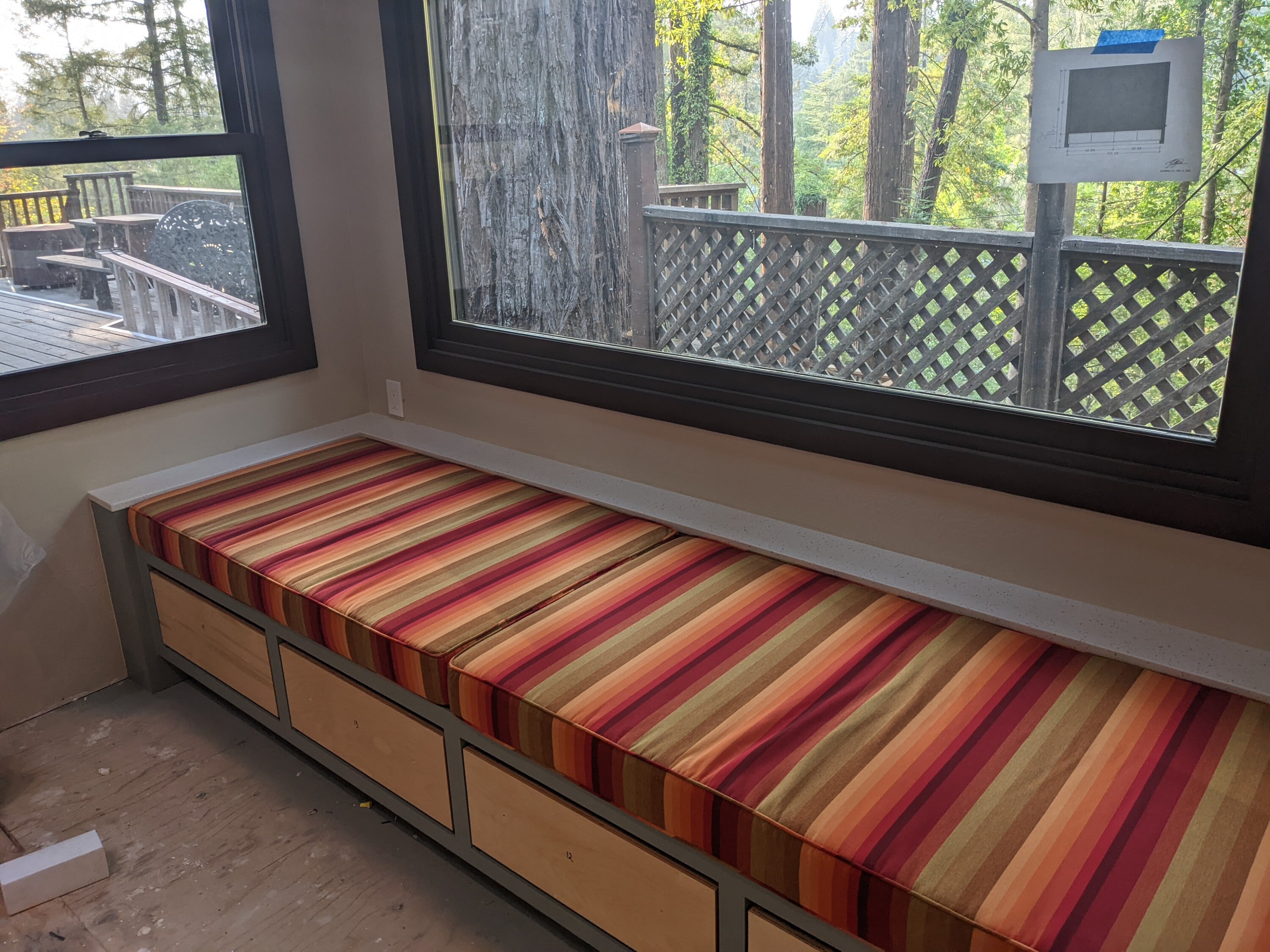 Bay Window Cushions Bench Cushions Window Cushions RV Etsy