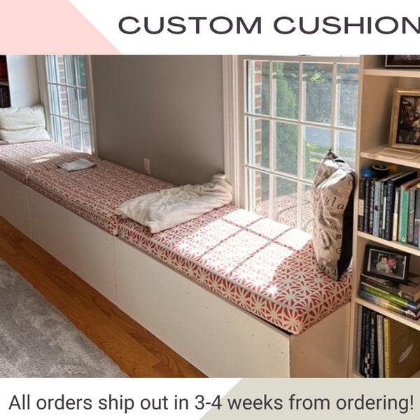 Bay Window Cushions | Bench Cushions | Window Cushions | RV Cushions | Van Conversion Cushions | Patio Cushions | Kids Room Cushions & More!