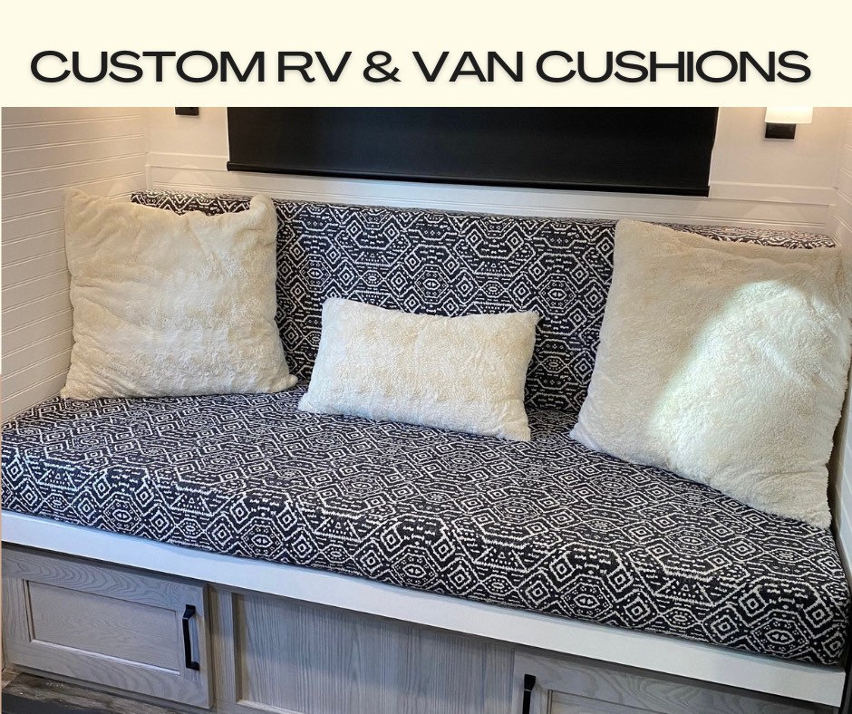Custom Indoor Seat and Back Cushion Set