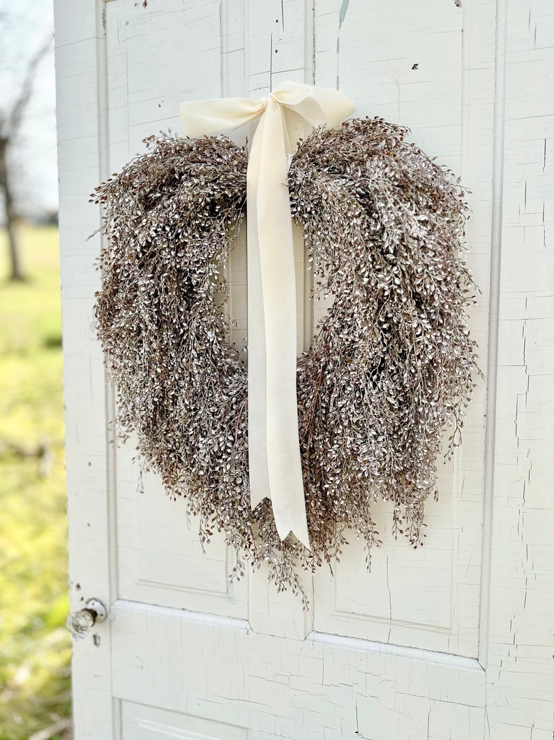 Rustic farmhouse teardrop wreath,year round wreath,gifts for her,front door wreath,spring door wreath,neutral home decor,entryway wall decor image 10