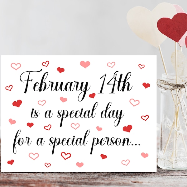 Valentine S Day Birthday Card