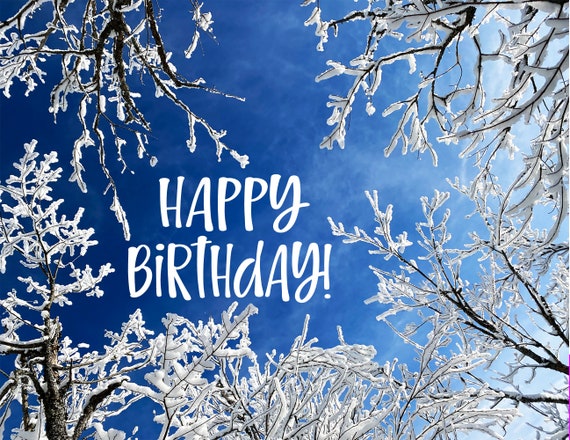 Winter birthday sale