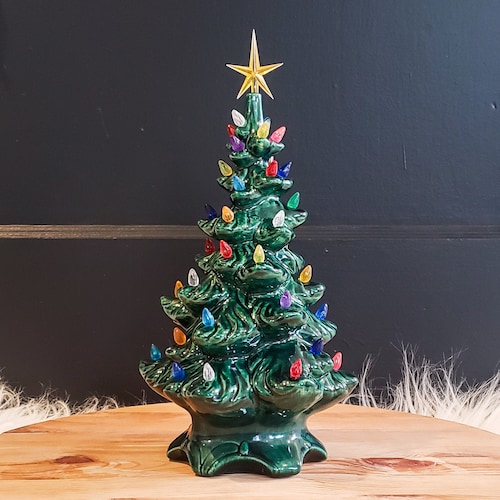 Ceramic Christmas Tree Vintage Christmas Tree Christmas Etsy