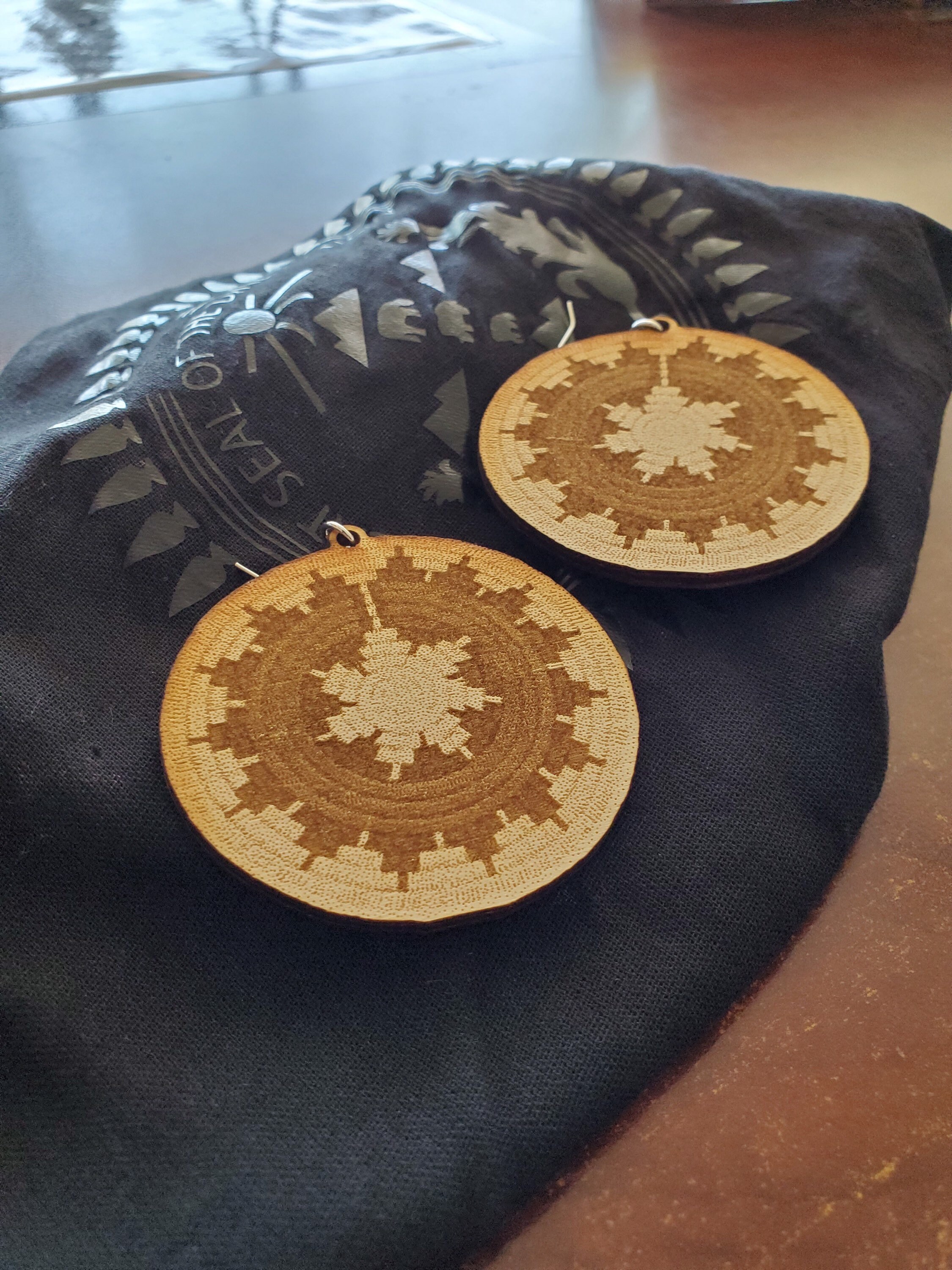 Navajo Basket Earrings
