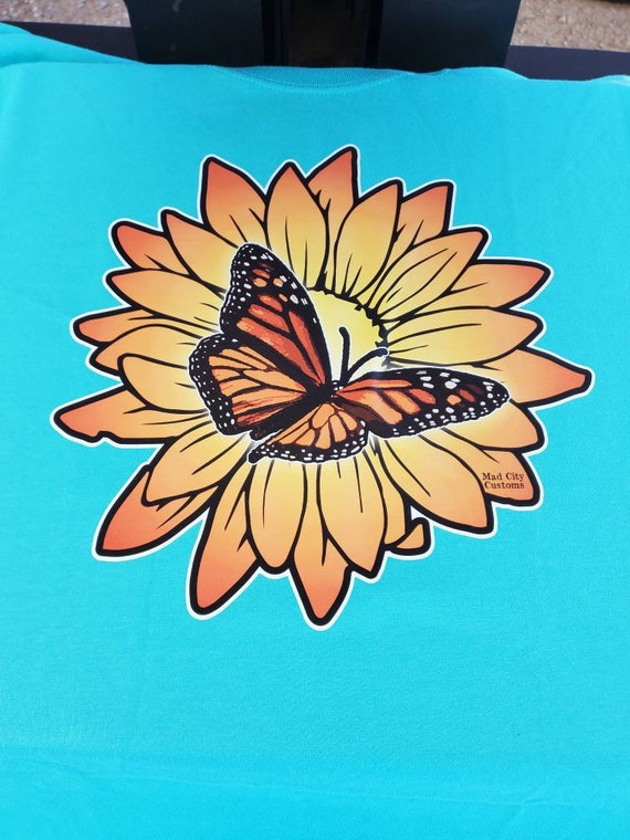 Butterfly Sunflower