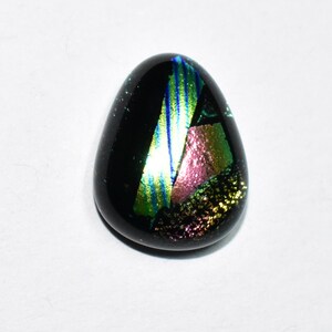 Dichroic Glass Loose Gemstone | Dichroic Glass Cabochon Gemstone | Natural Dichroic Glass | Genuine Dichroic Glass  | 17X13X6 mm 9.20 Ct