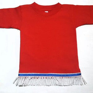 Hebrew Israelite Toddler t shirt with fringe