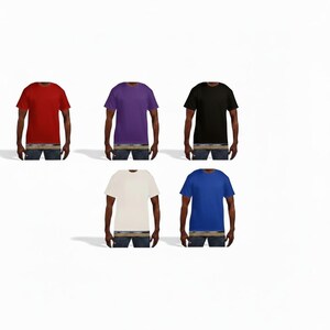 Lots of 5 Men’s T-Shirts with Fringes – Torah Compliant Cotton(100%)