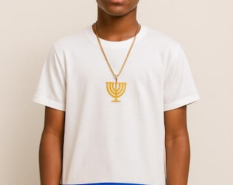 Young boys white T-shirt with fringes- NOT FOR ADULT