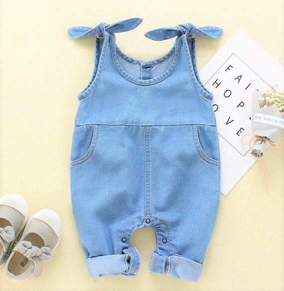 denim outfit baby girl