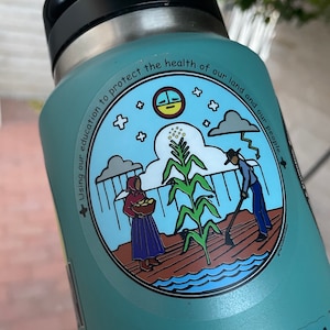 Indigenous Land Stewardship & Environmental Health Vinyl Sticker