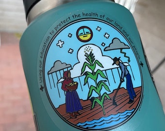 Indigenous Land Stewardship & Environmental Health Vinyl Sticker