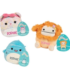 Custom Stuffed Animals • 5” Squishmallows • Personalized Squishmallow • Christmas Gifts • Small Custom Plush •