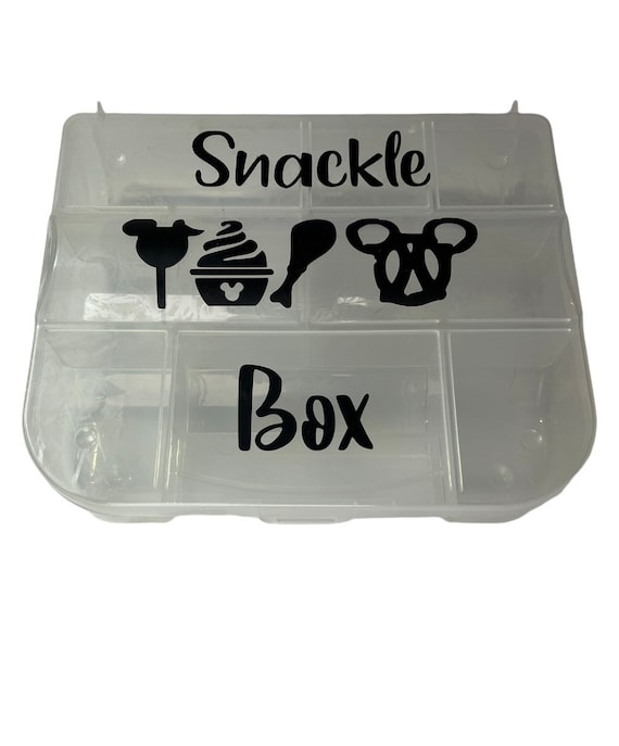 Personalized Snackle Box Childrens Snack Box Snack Organizer Snack