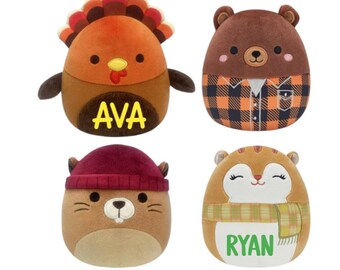 Custom Thanksgiving Plush: Personalized Holiday Squishmallow - 5&quot;