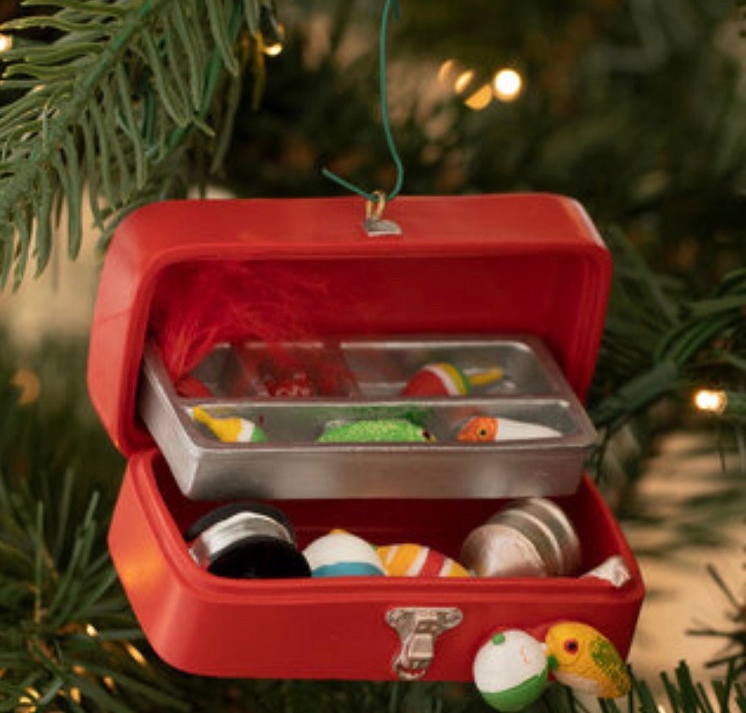 Tackle Box Ornament Custom Christmas Ornaments Etsy