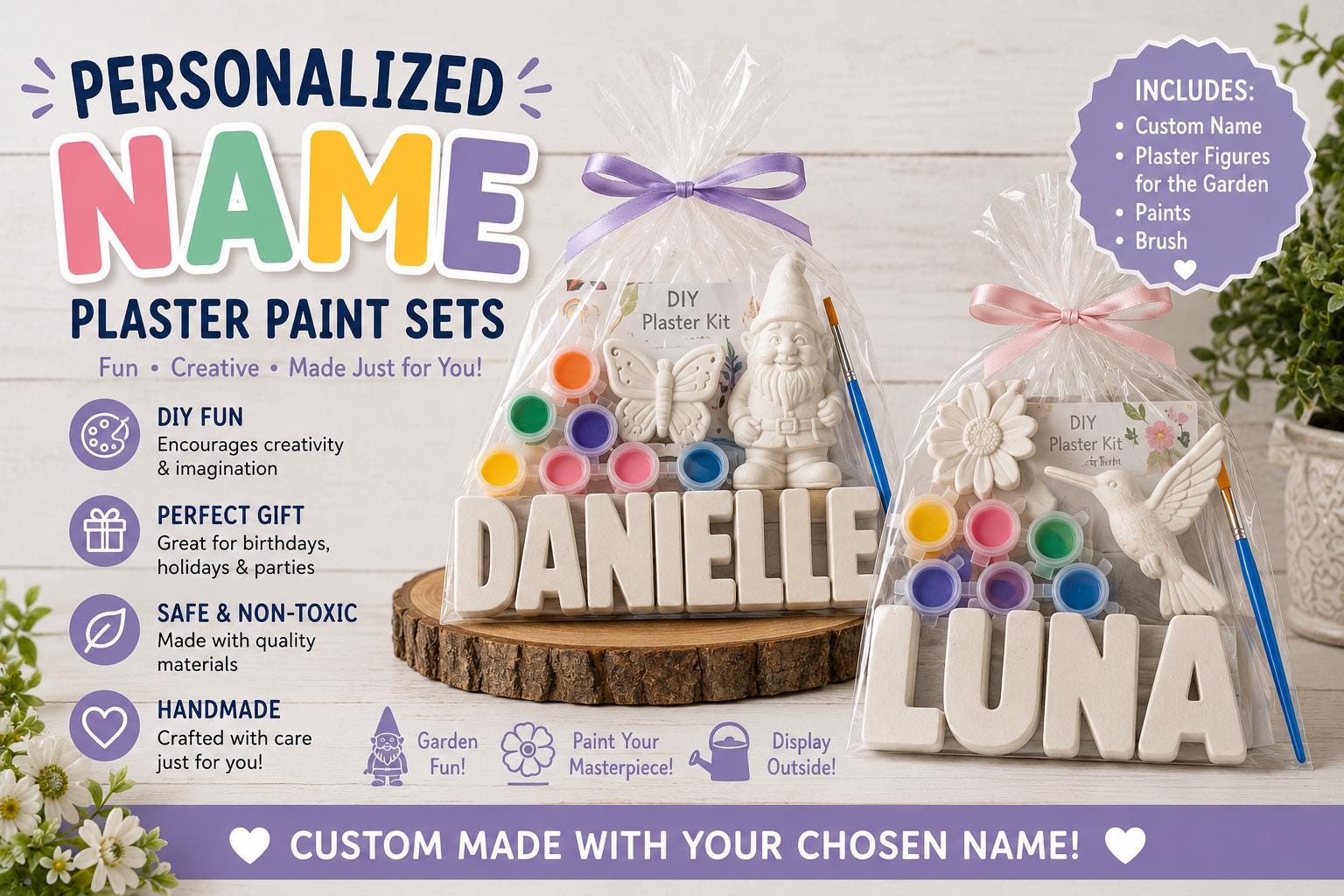 Personalized Name Plaster Kits