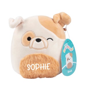 Custom Dog Squishmallows • Plush Bulldog • Squishmallow Dogs • Personalized Squishmallow Dog •