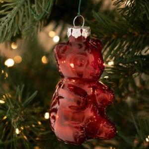 Gummy Bear Ornament Glass Gummy Bear Ornament Christmas Gift Custom