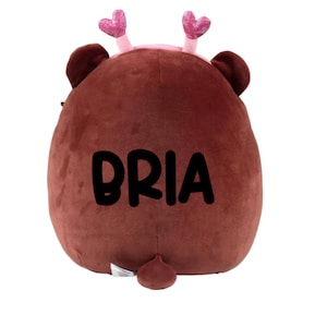 Custom Squishmallows  • Personalized Gifts • Custom Plush • Kids Stuffed Animals • Love Bear • Custom Squishmallow • Popular Gifts •
