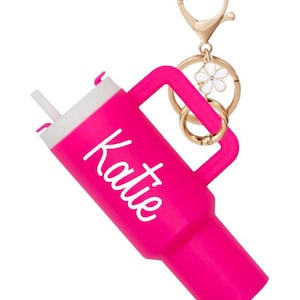 Personalized Tumbler Keychain: Custom Name Stanley Keychain