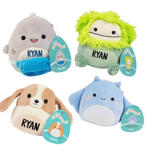 Custom 5” Squishmallow • Personalized Gift • Custom Plush • Childrens Gifts • Custom Gifts • Christmas Gift • Custom Stuffed Animals •
