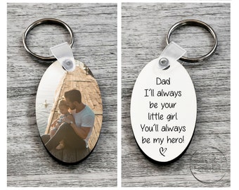 Double-Sided Child/'s Artwork Keyring *Unique Father/'s Day Gift* FREE P/&P