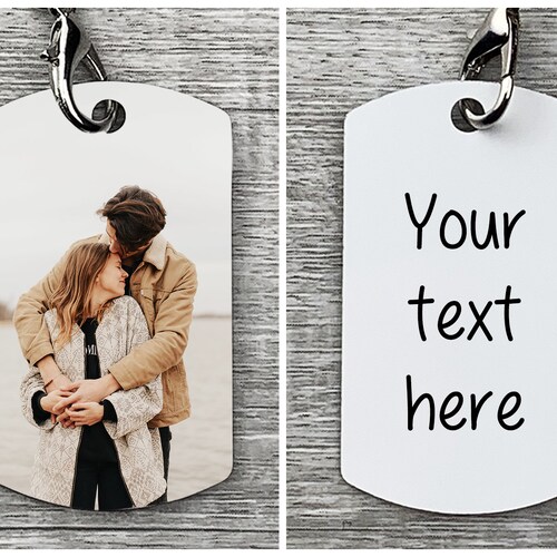Custom Quote Keychain Photo Keychain Custom Gift Etsy Canada