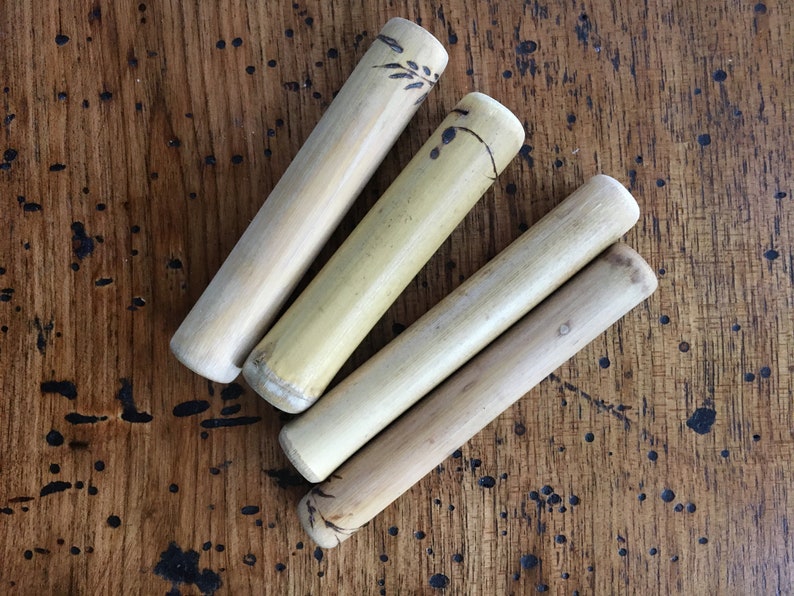 Okyu Bamboo Needle Thread Moxa Handmade Bamboo Moxa Tubes Etsy