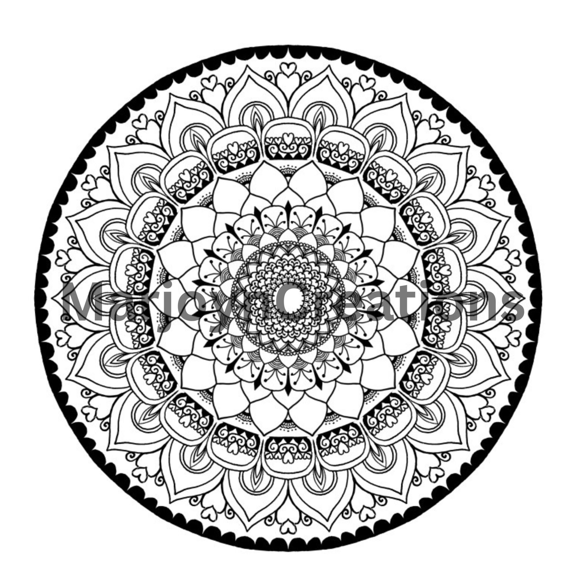 Beautiful Mandalas Vol 2: Five Stunning Designs in Digital Format for ...