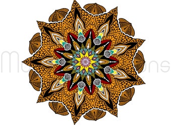 Desert Mandala PNG File - Vector, Clipart, Cricut Compatible - Instant Download in  PNG Formats - Perfect for DIY Crafts & Decor