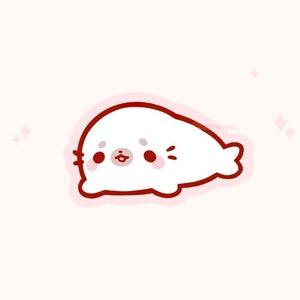 Kawaii seal Sticker - Stickers - Cute - Decal cut